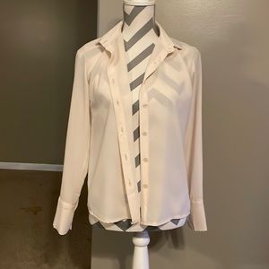 Cream button up